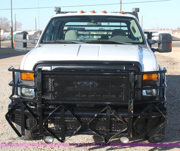 image for item H1681 2008 Ford F550 Crew Cab flatbed truck