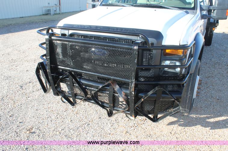 image for item H1681 2008 Ford F550 Crew Cab flatbed truck