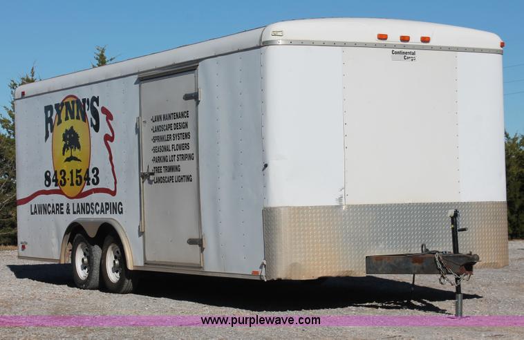 image for item H5511 2000 Continental enclosed cargo trailer