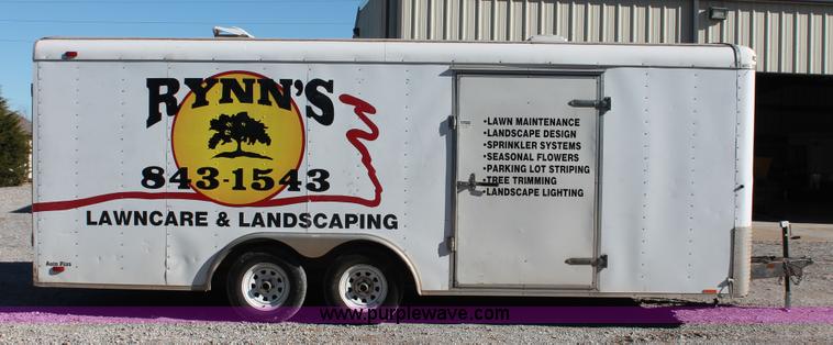 image for item H5511 2000 Continental enclosed cargo trailer