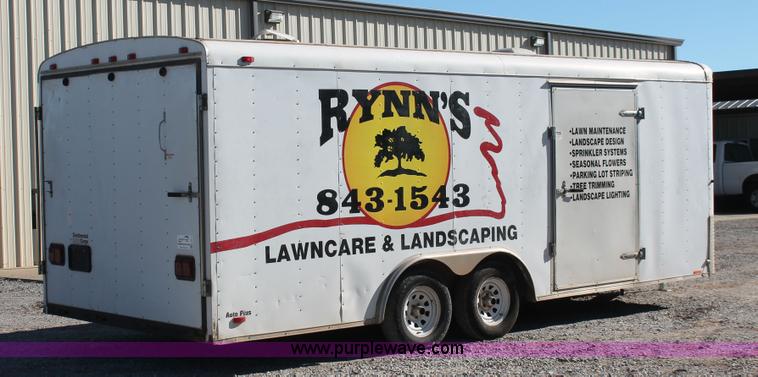 image for item H5511 2000 Continental enclosed cargo trailer