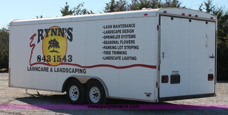 image for item H5511 2000 Continental enclosed cargo trailer