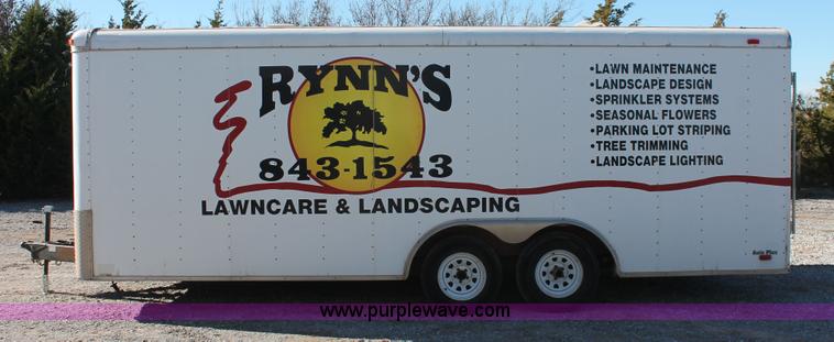 image for item H5511 2000 Continental enclosed cargo trailer