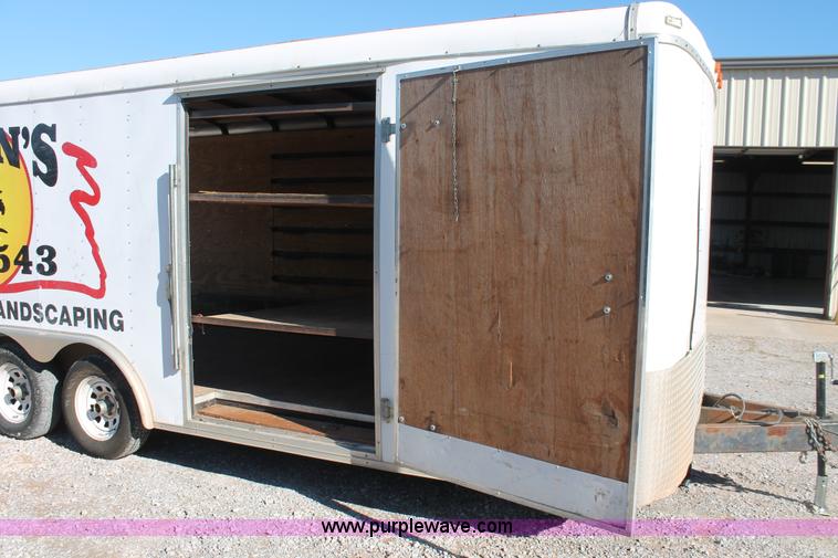 image for item H5511 2000 Continental enclosed cargo trailer