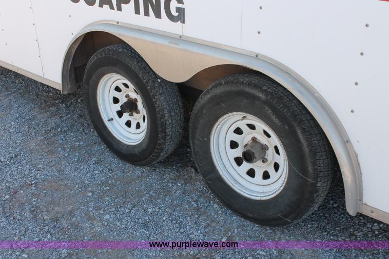 image for item H5511 2000 Continental enclosed cargo trailer