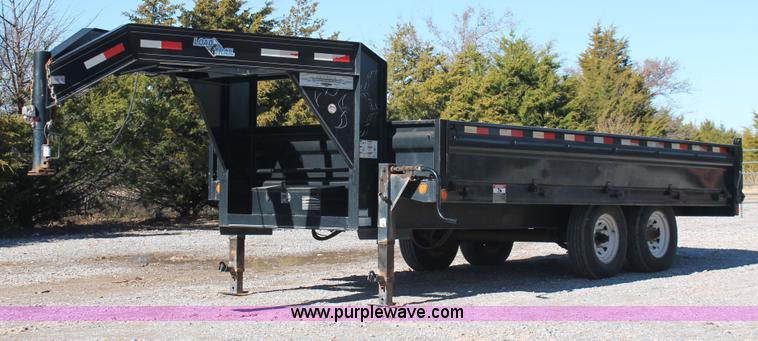 image for item H5512 2010 Load Trail tandem axle gooseneck dump trailer