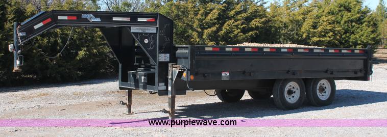 image for item H5512 2010 Load Trail tandem axle gooseneck dump trailer