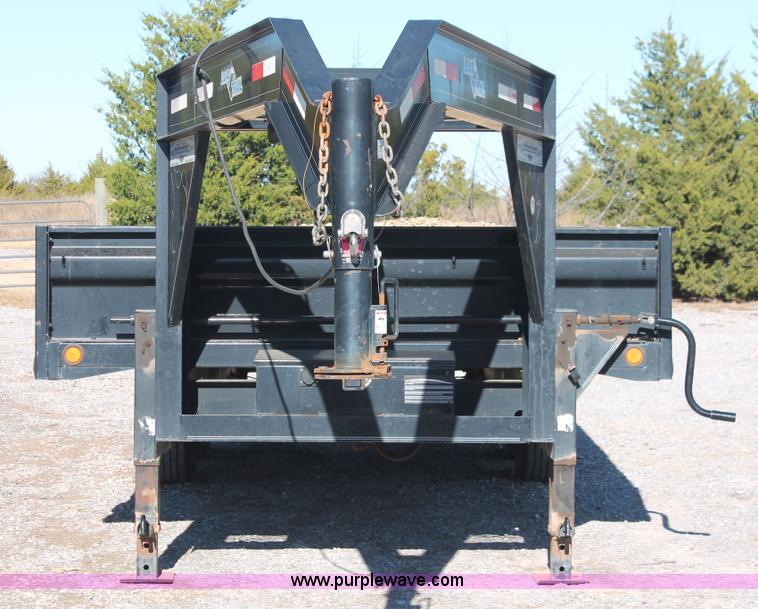 image for item H5512 2010 Load Trail tandem axle gooseneck dump trailer