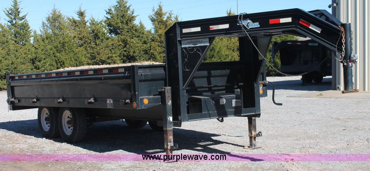 image for item H5512 2010 Load Trail tandem axle gooseneck dump trailer