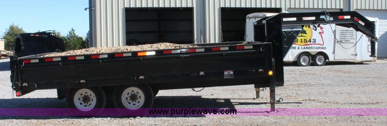 image for item H5512 2010 Load Trail tandem axle gooseneck dump trailer