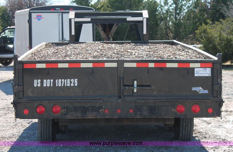 image for item H5512 2010 Load Trail tandem axle gooseneck dump trailer