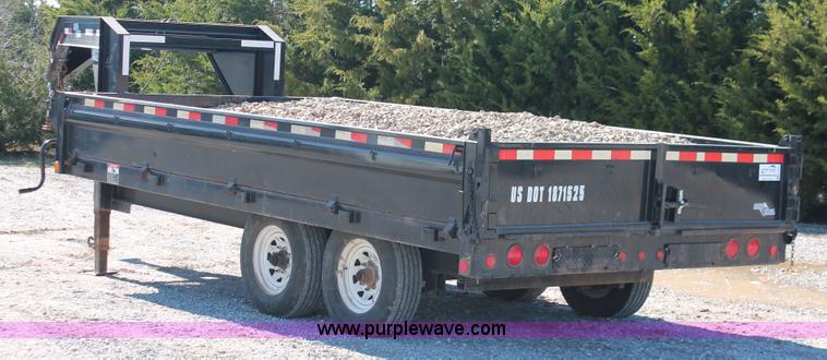 image for item H5512 2010 Load Trail tandem axle gooseneck dump trailer