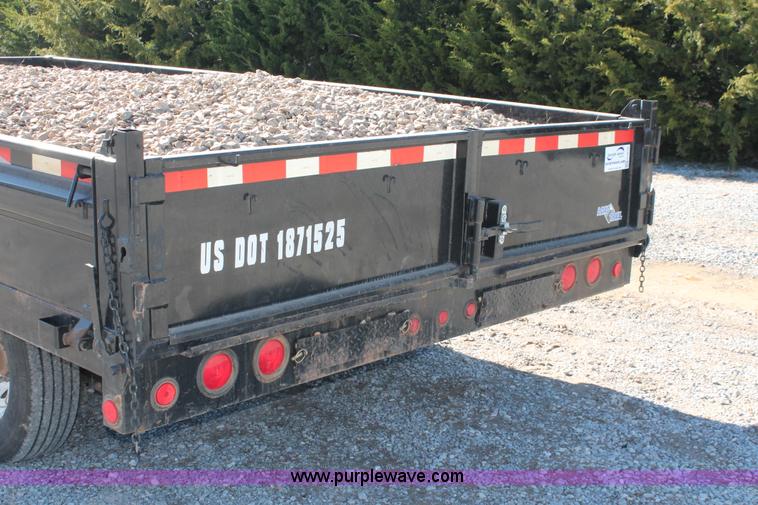 image for item H5512 2010 Load Trail tandem axle gooseneck dump trailer