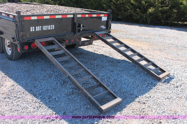 image for item H5512 2010 Load Trail tandem axle gooseneck dump trailer