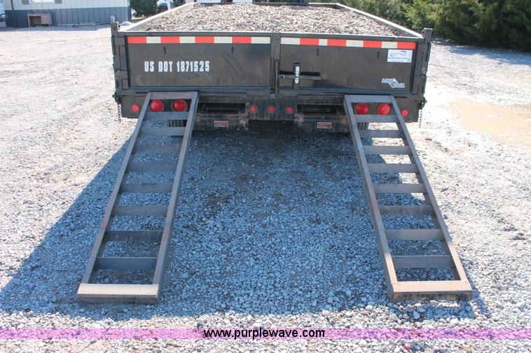 image for item H5512 2010 Load Trail tandem axle gooseneck dump trailer