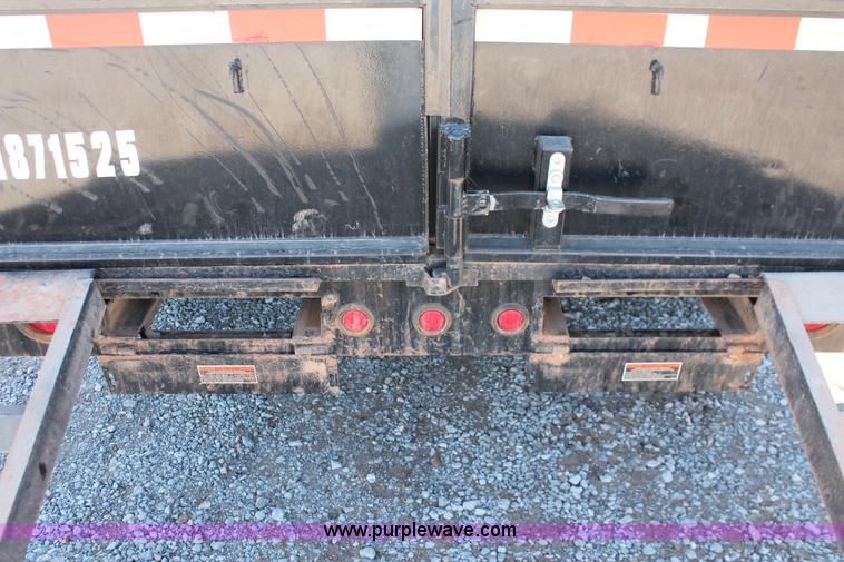 image for item H5512 2010 Load Trail tandem axle gooseneck dump trailer