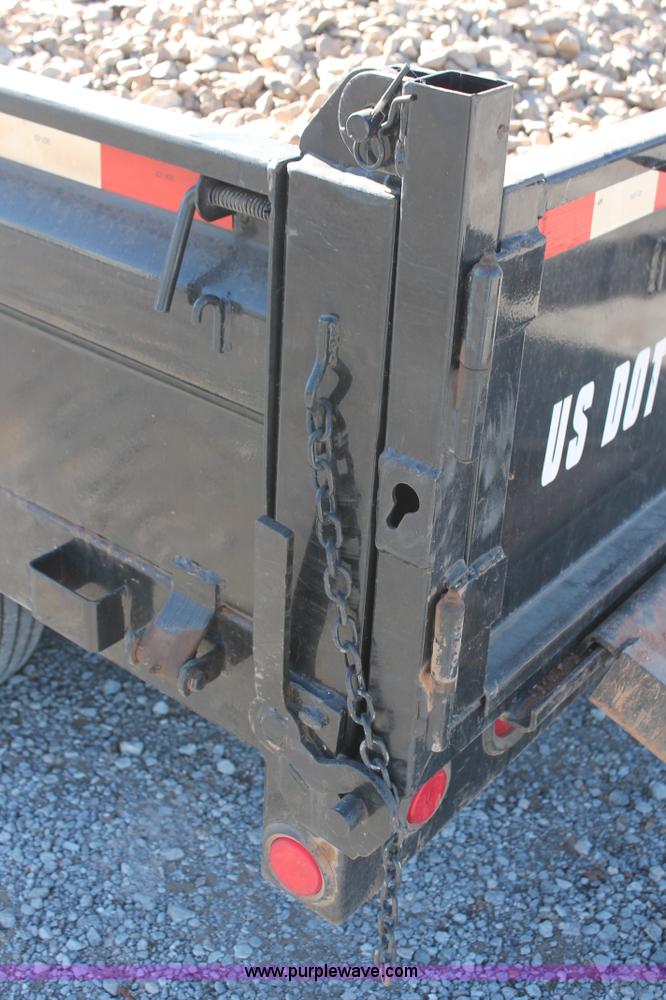 image for item H5512 2010 Load Trail tandem axle gooseneck dump trailer