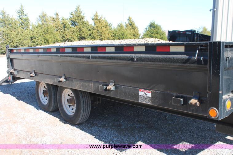 image for item H5512 2010 Load Trail tandem axle gooseneck dump trailer