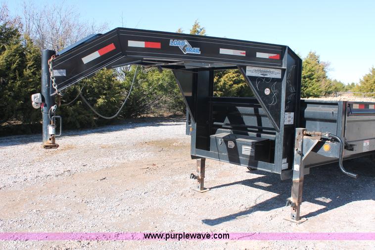image for item H5512 2010 Load Trail tandem axle gooseneck dump trailer