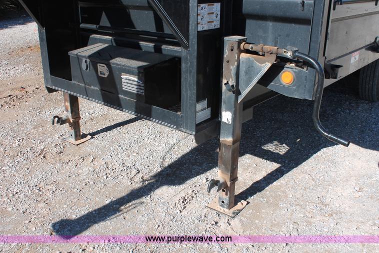 image for item H5512 2010 Load Trail tandem axle gooseneck dump trailer
