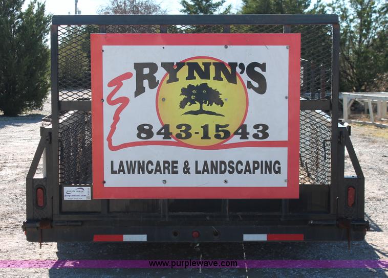 image for item H5516 2010 Horsecreek tandem axle flatbed utility trailer