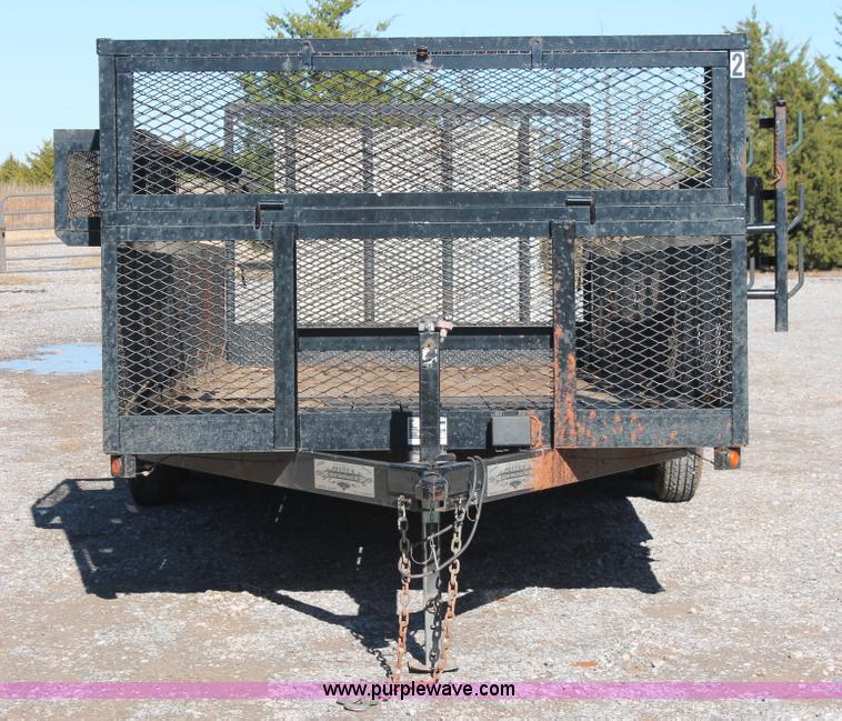 image for item H5516 2010 Horsecreek tandem axle flatbed utility trailer