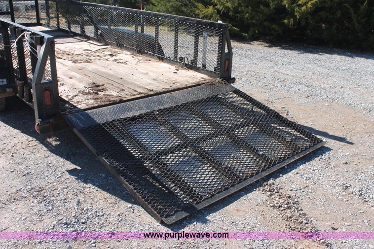 image for item H5516 2010 Horsecreek tandem axle flatbed utility trailer