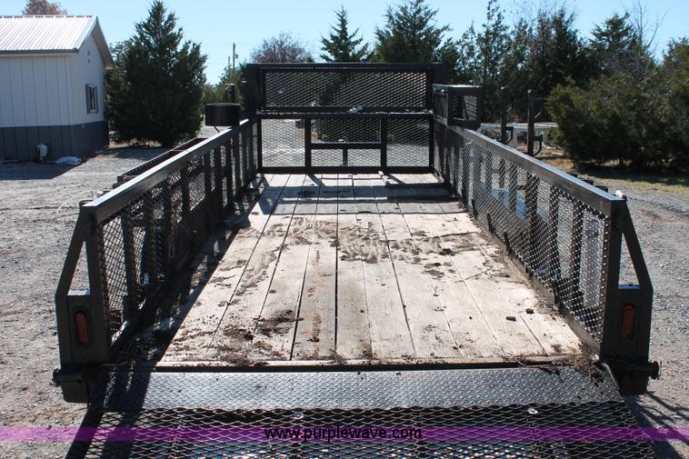 image for item H5516 2010 Horsecreek tandem axle flatbed utility trailer