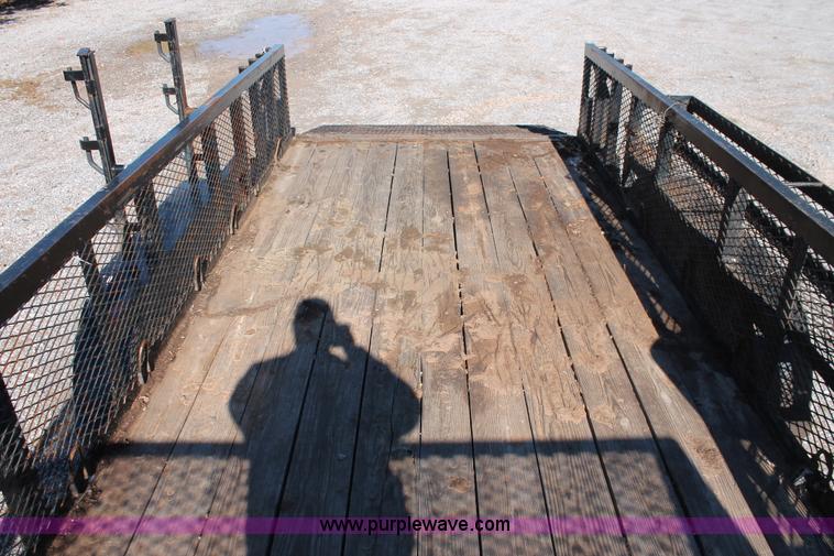 image for item H5516 2010 Horsecreek tandem axle flatbed utility trailer