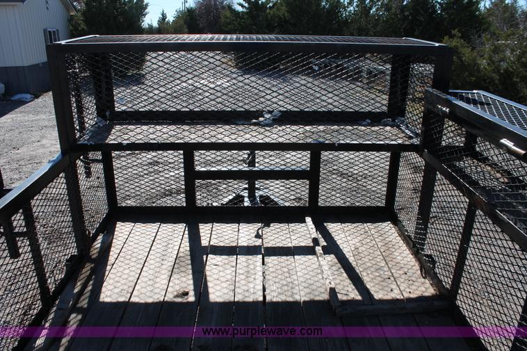 image for item H5516 2010 Horsecreek tandem axle flatbed utility trailer