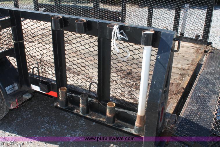 image for item H5516 2010 Horsecreek tandem axle flatbed utility trailer