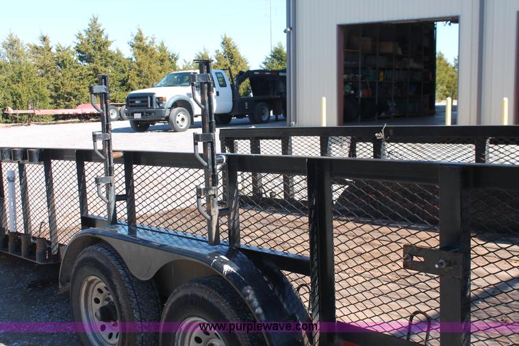 image for item H5516 2010 Horsecreek tandem axle flatbed utility trailer