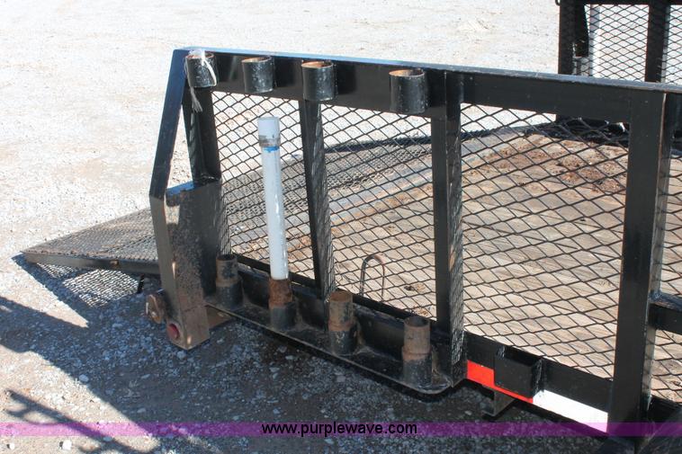 image for item H5516 2010 Horsecreek tandem axle flatbed utility trailer