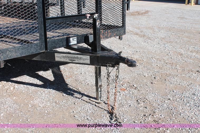 image for item H5516 2010 Horsecreek tandem axle flatbed utility trailer