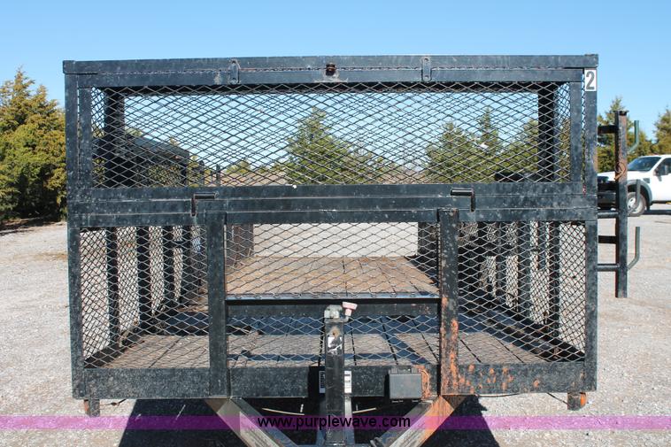 image for item H5516 2010 Horsecreek tandem axle flatbed utility trailer