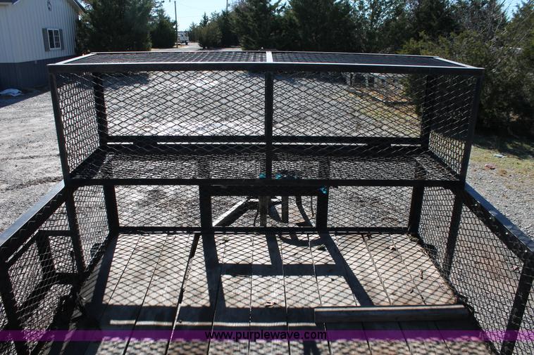 image for item H5517 2010 Trailmaster tandem axle flatbed utility trailer