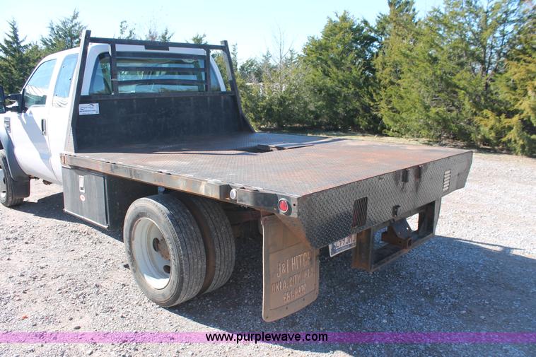 image for item H5520 2008 Ford F450 Super Duty XL SuperCab flatbed truck