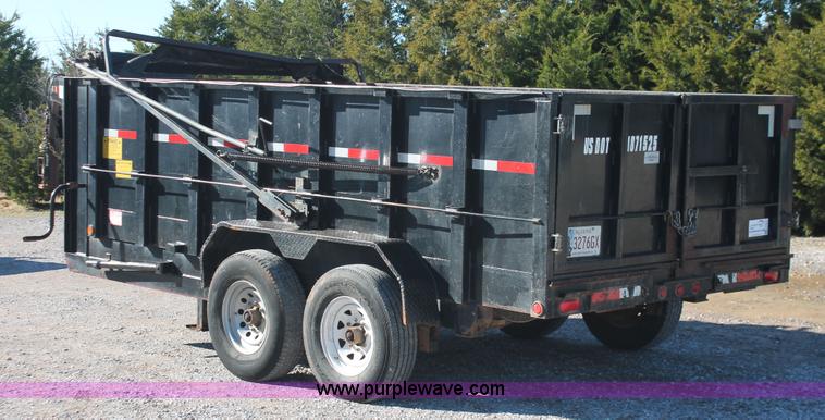 image for item H5521 2007 Horsecreek gooseneck dump trailer