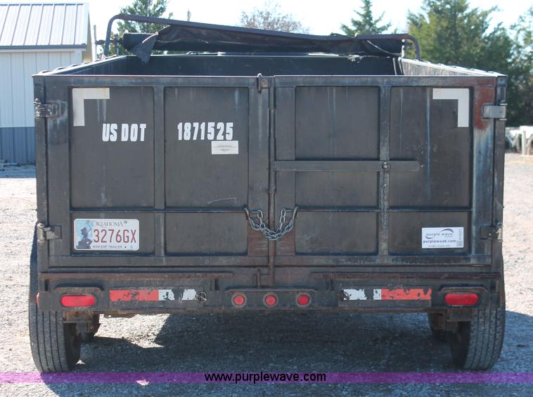 image for item H5521 2007 Horsecreek gooseneck dump trailer