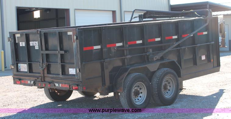 image for item H5521 2007 Horsecreek gooseneck dump trailer