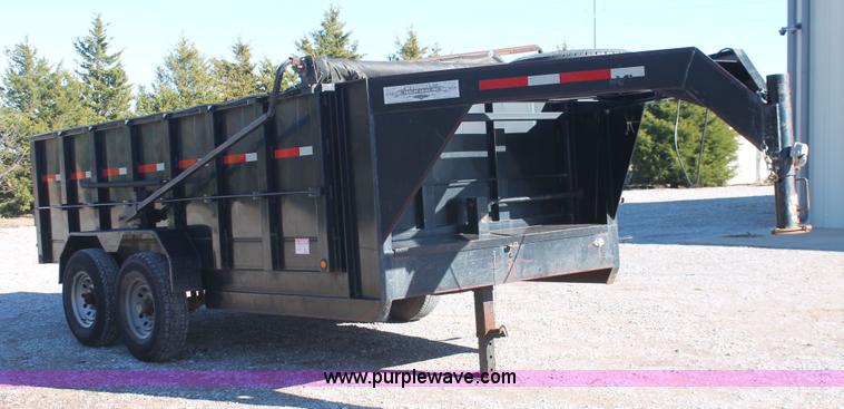 image for item H5521 2007 Horsecreek gooseneck dump trailer