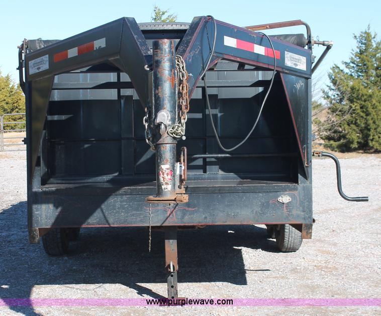 image for item H5521 2007 Horsecreek gooseneck dump trailer
