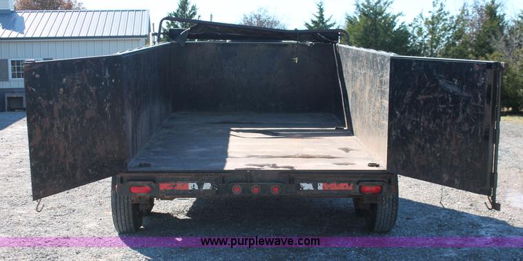 image for item H5521 2007 Horsecreek gooseneck dump trailer