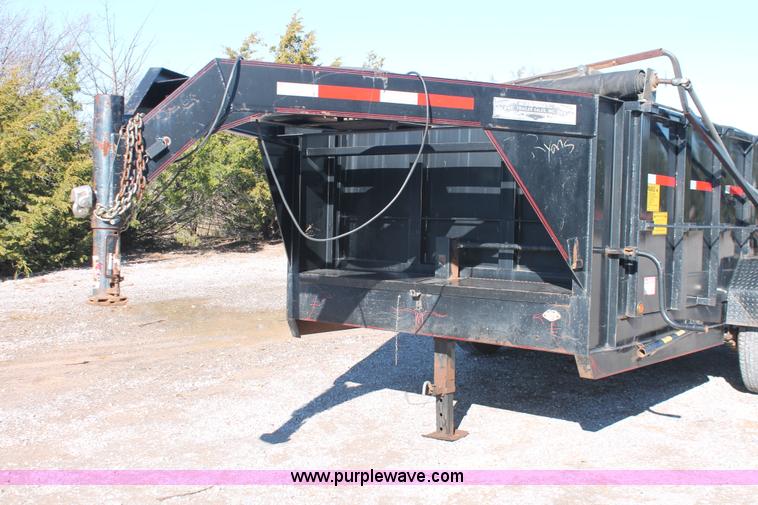 image for item H5521 2007 Horsecreek gooseneck dump trailer
