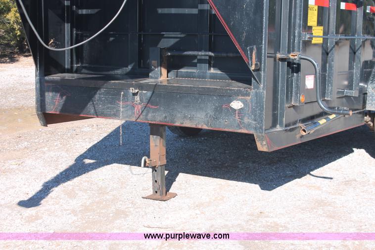 image for item H5521 2007 Horsecreek gooseneck dump trailer