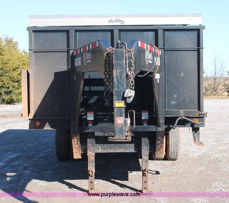 image for item H5522 2006 Diamond Fleetneck Workhorse gooseneck dump trailer