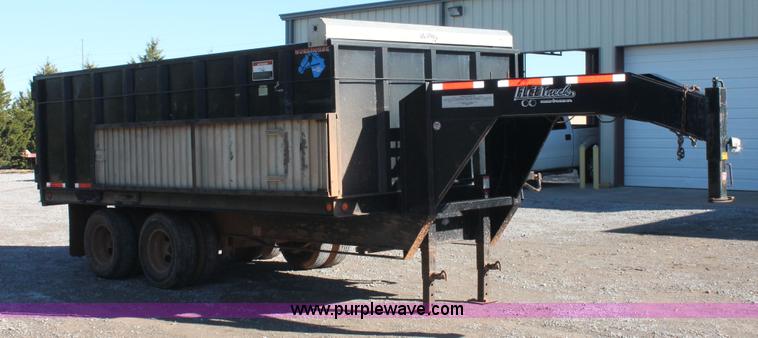 image for item H5522 2006 Diamond Fleetneck Workhorse gooseneck dump trailer