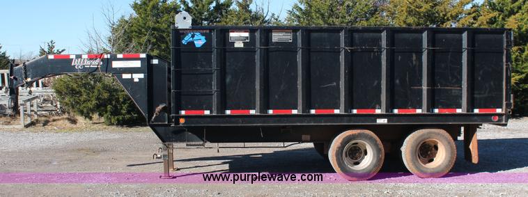 image for item H5522 2006 Diamond Fleetneck Workhorse gooseneck dump trailer