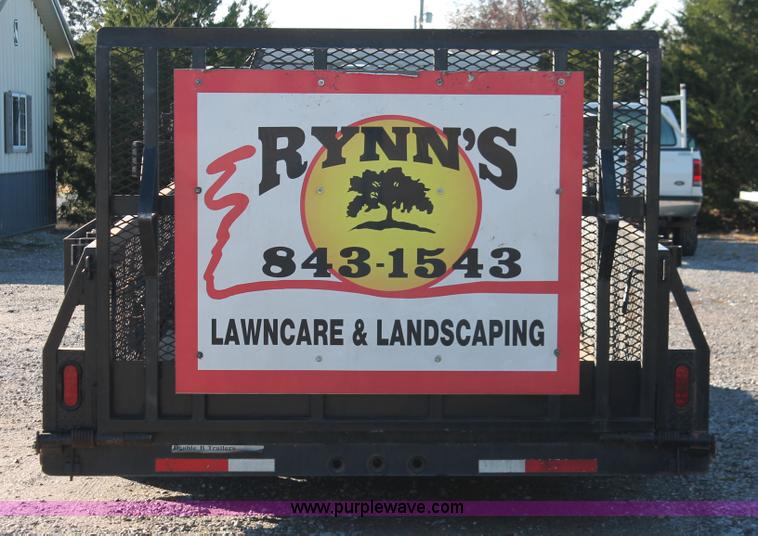 image for item H5525 2010 Horsecreek tandem axle flatbed utility trailer