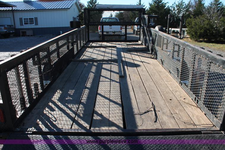 image for item H5525 2010 Horsecreek tandem axle flatbed utility trailer